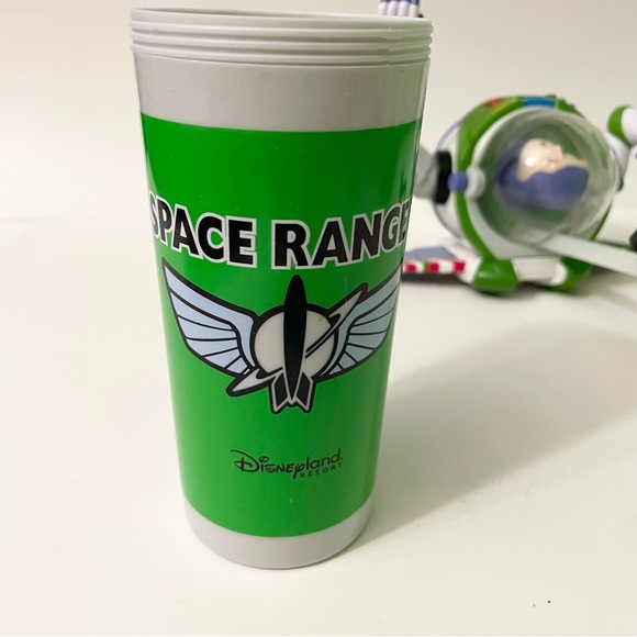 Buzz Lightyear Souvenir Cup Straw Disneyland Toy Story 2 Space Ranger - Picture 14 of 16